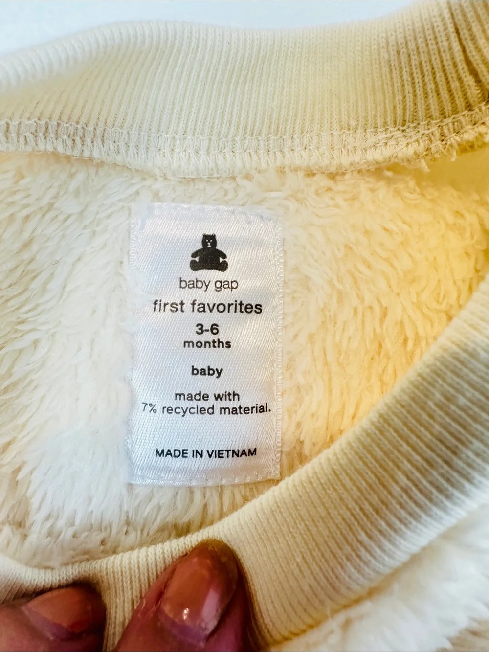 GAP Plush Bear One-Piece Outfit with Bear Sox